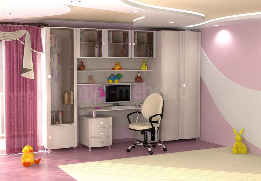 Стенка в комнату девочки