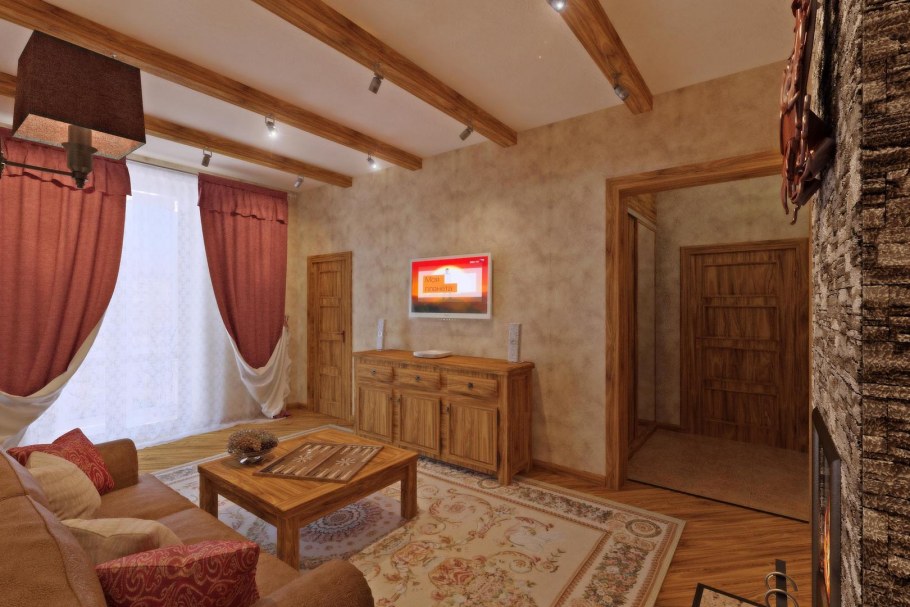 Однушка в стиле Шале