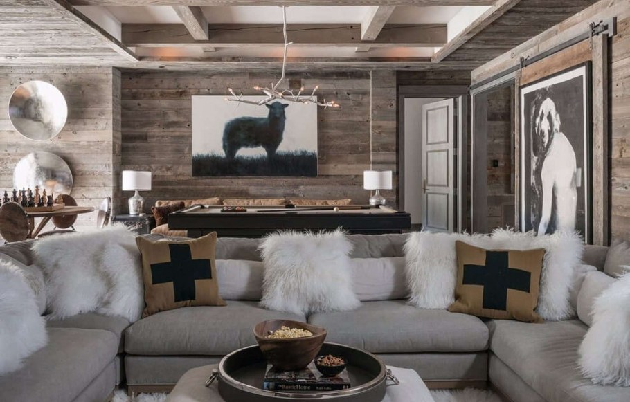 Американское Шале интерьер