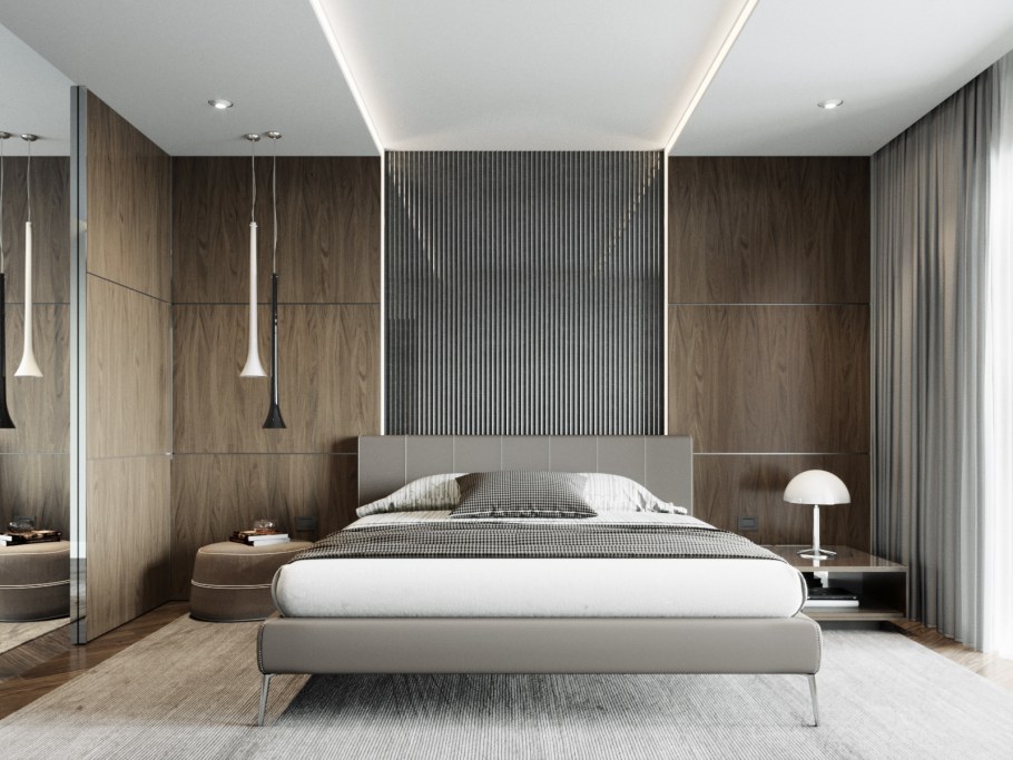 Спальня в стиле Модерн Минимализм