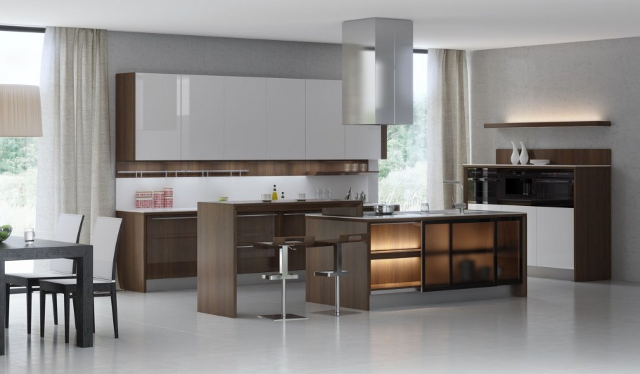 Яркая кухня