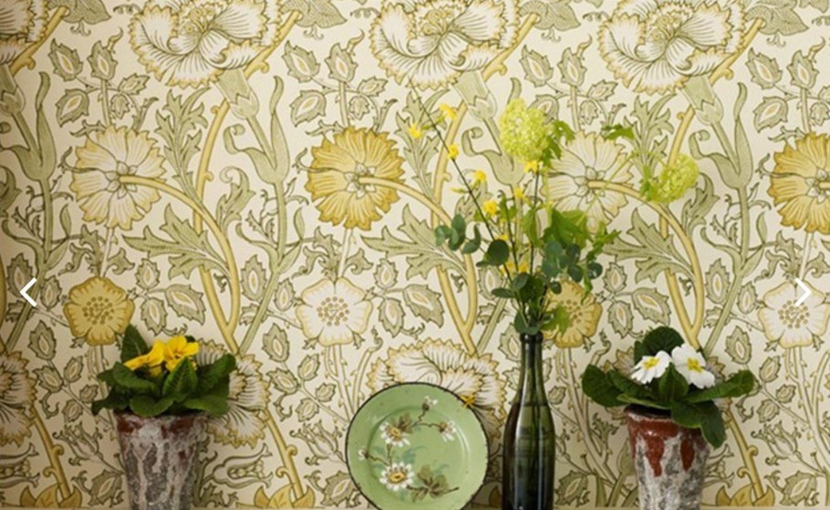 Текстиль Вильям Моррис в интерьере