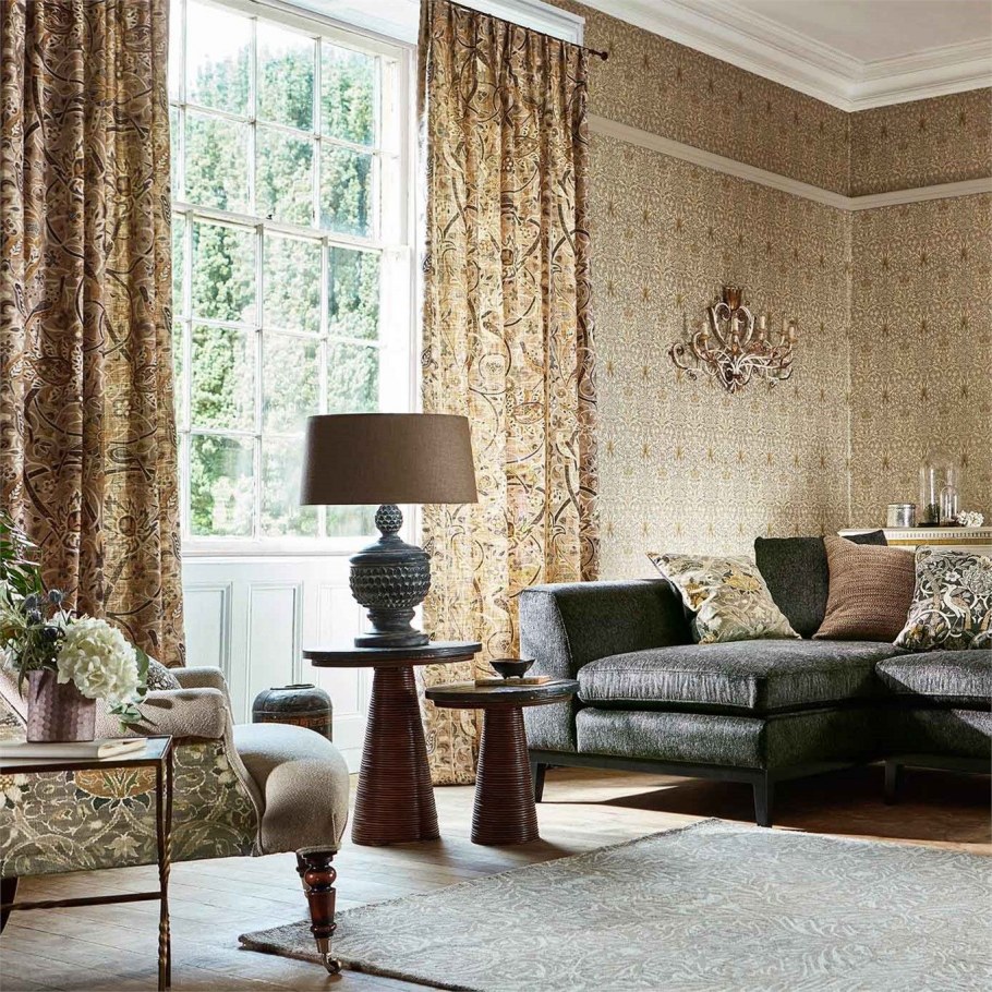Шторы Моррис в интерьере