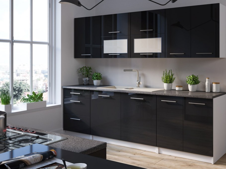 Кухня Амика графит
