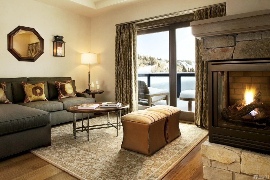 Подсветка ТВ зоны в гостиной