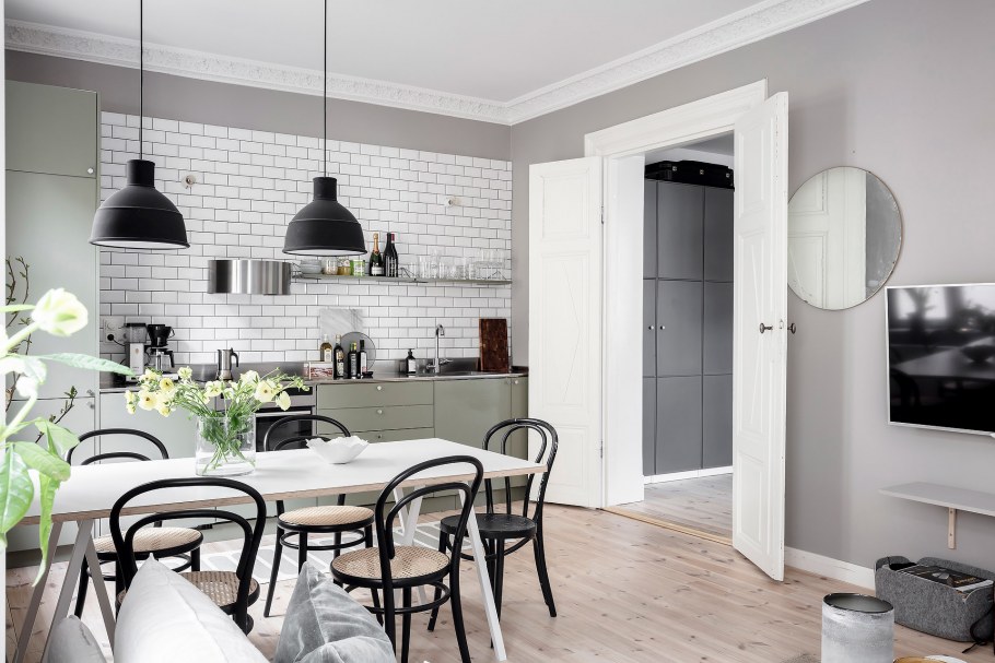 Гостиная в скандинавском стиле