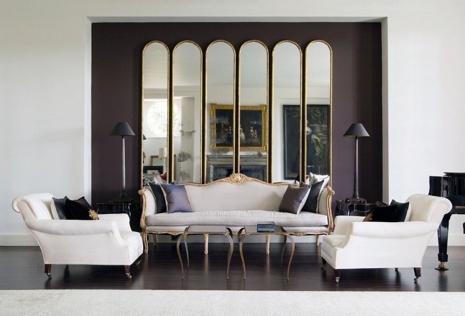 Зеркальное панно на стену