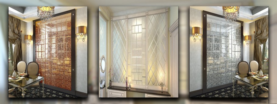 Зеркальные поверхности в интерьере