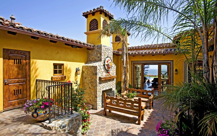 Дом в средиземноморском Тосканском стиле