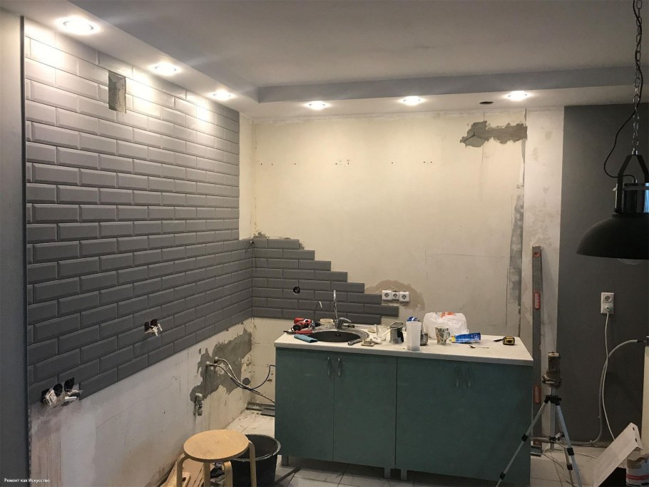 Этапы ремонта кухни