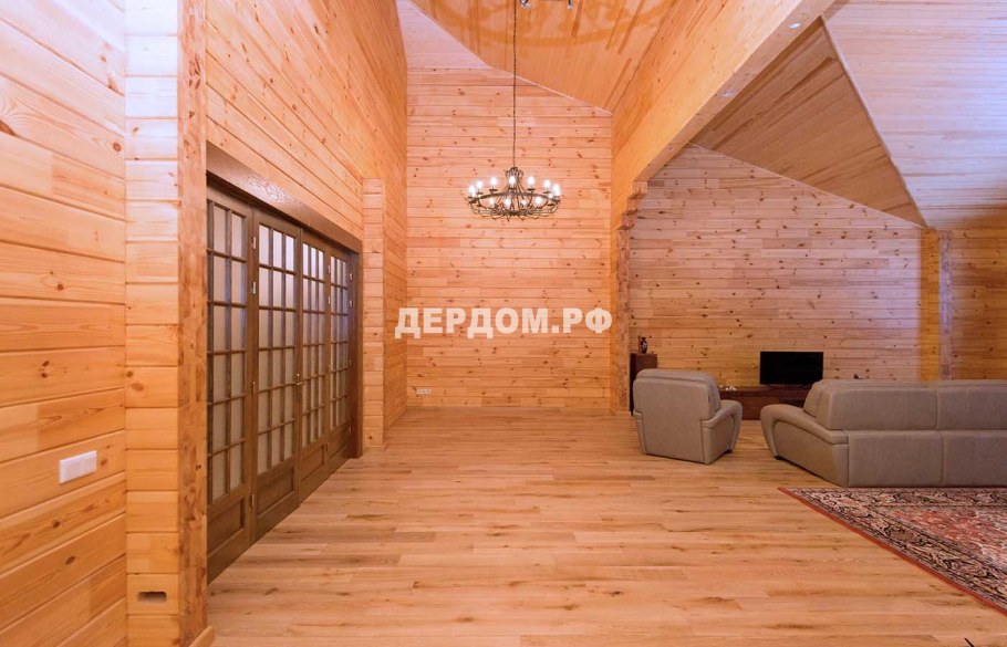 Дом из бруса отделка внутри