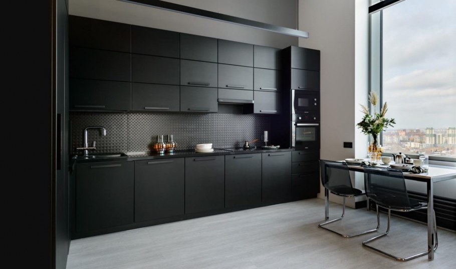 Современные кухни 2020 темные