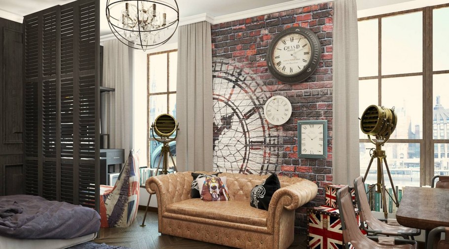 Лондонский стиль в интерьере