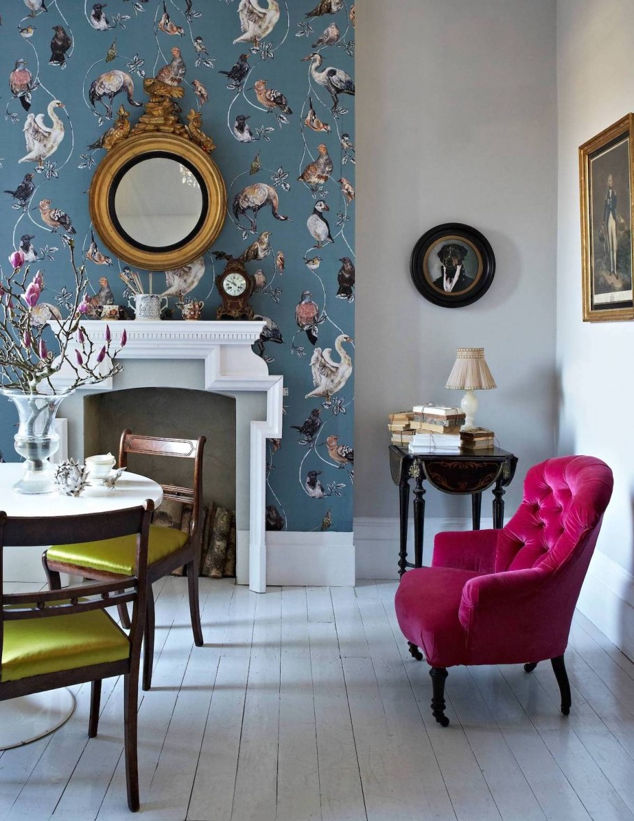 Декор стен в английском стиле