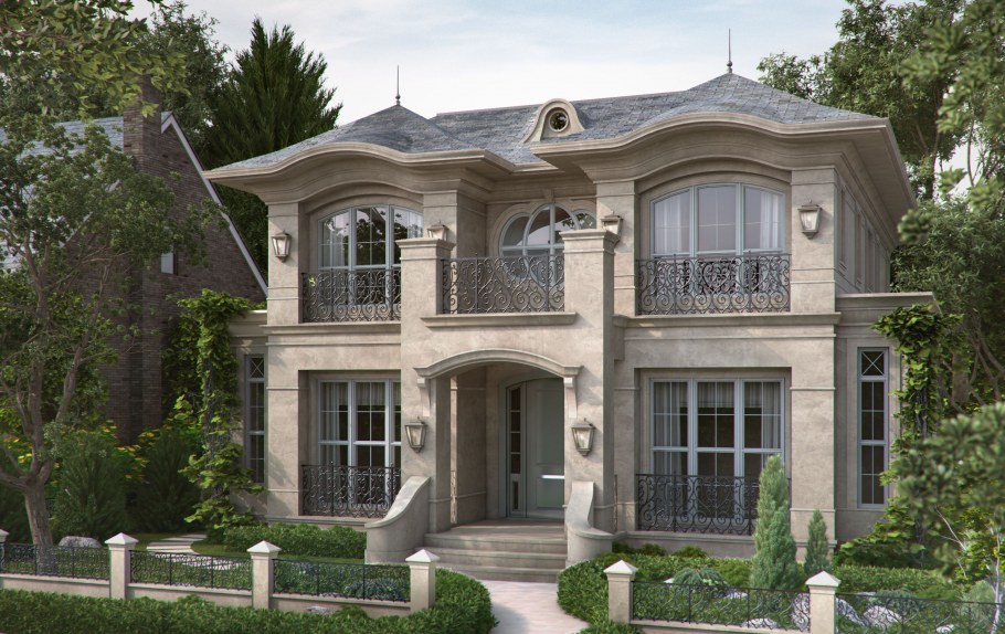 Фасады красивых домов 2020