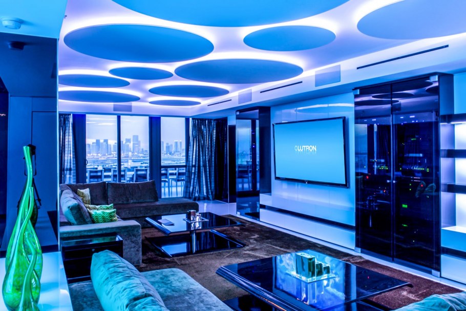 Телевизор в интерьере лофт