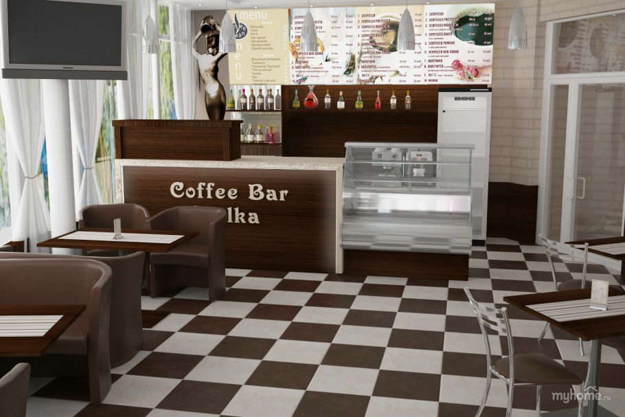 Проект небольшого кафе