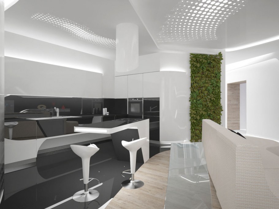 Кухня в стиле футуризм