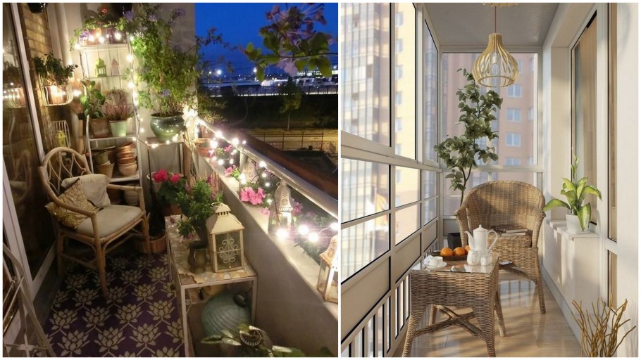 Дизайн маленького балкона