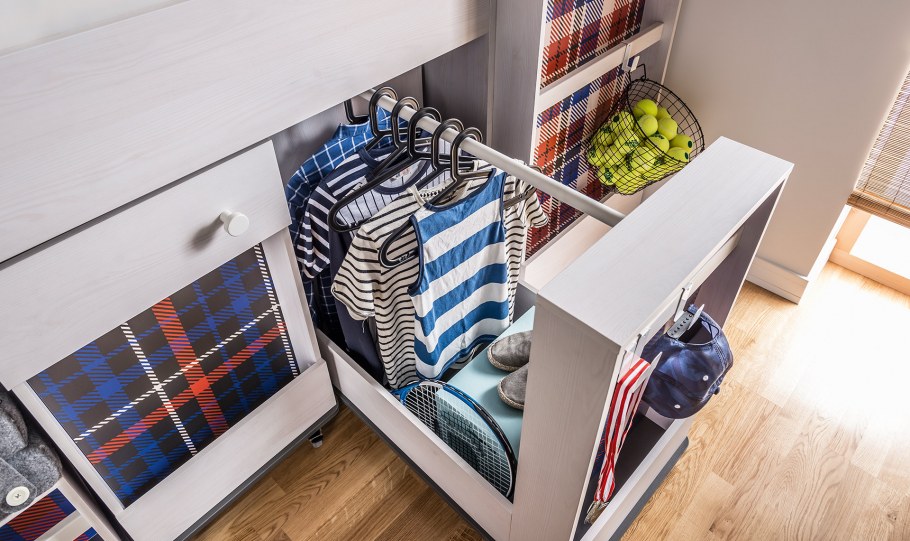 Кровать-чердак Nest