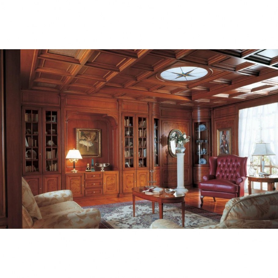Гостиная из красного дерева