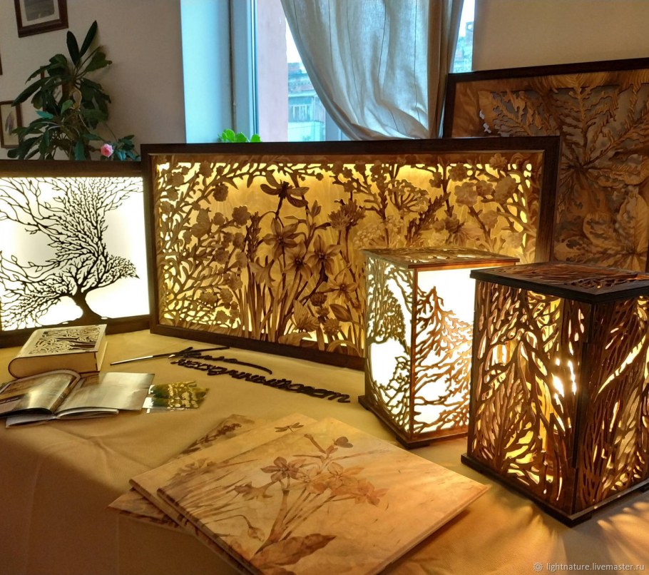 Декоративное панно с подсветкой