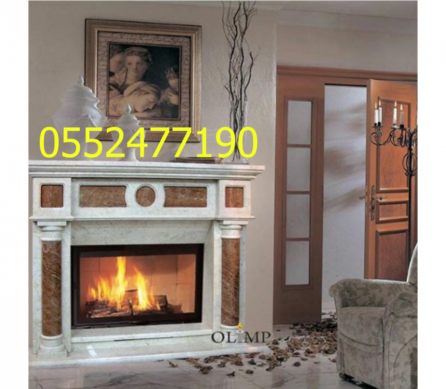 Камин сенатор светлый