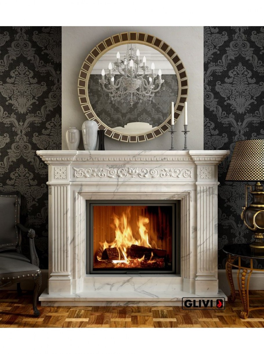Камин из мрамора Glivi