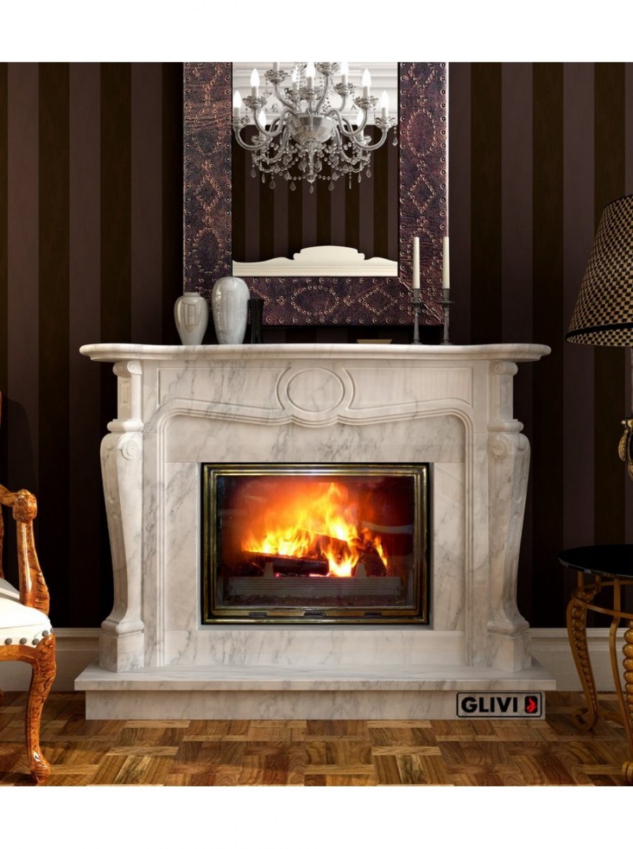 Камин из мрамора Glivi