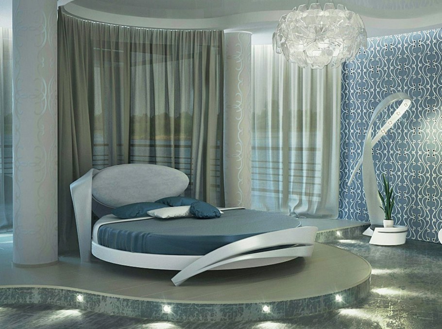 Круглая кровать brazo