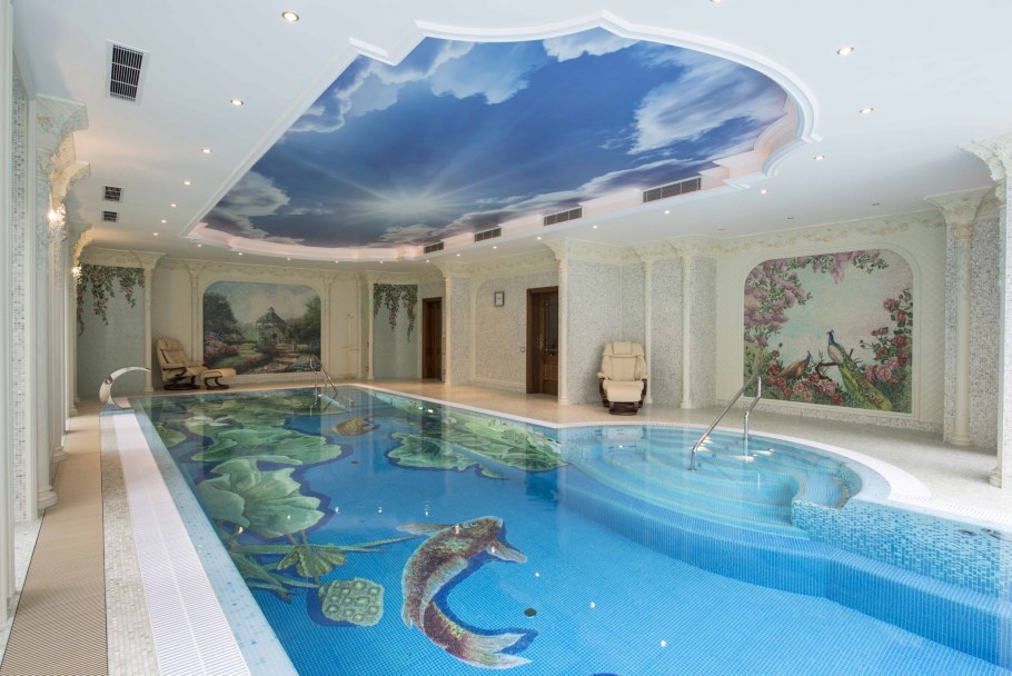 Красивая отделка бассейнов