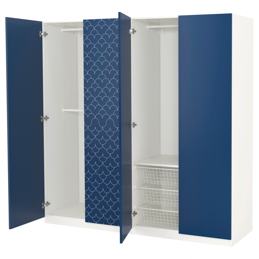 Шкафы ПАКС икеа антрацит