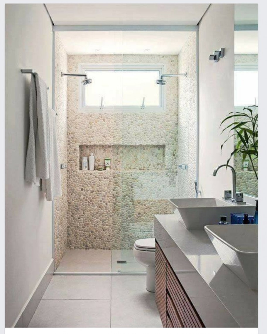 Узкая ванная комната