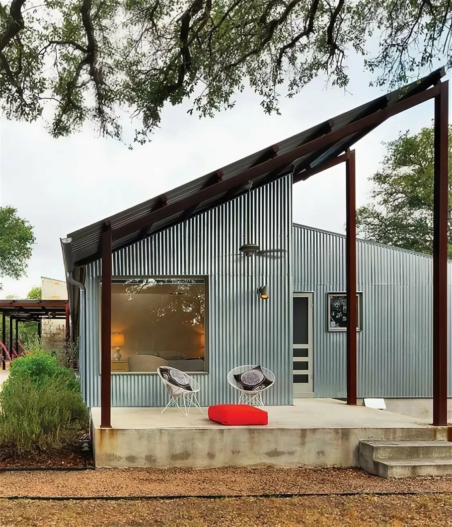 Барн хаусы Barn House с односкатной крышей