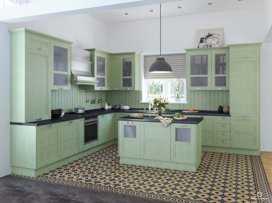 Фасад фисташка Манчестер