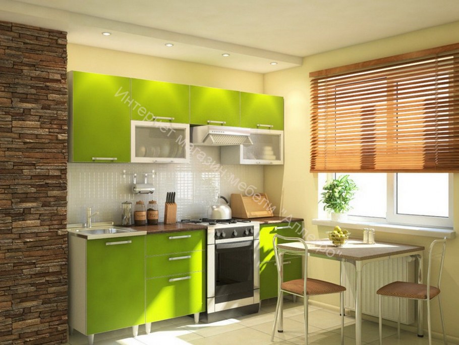 Кухни салатовые