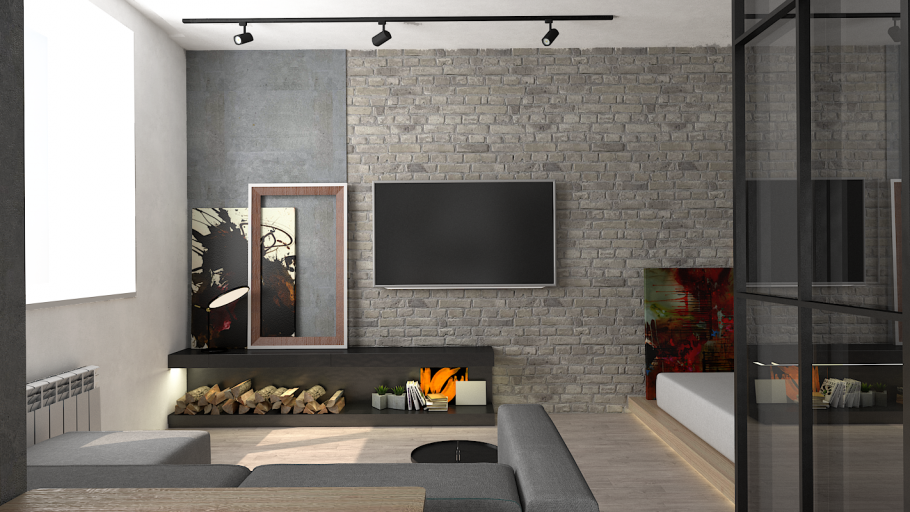 Выключатели в интерьере лофт