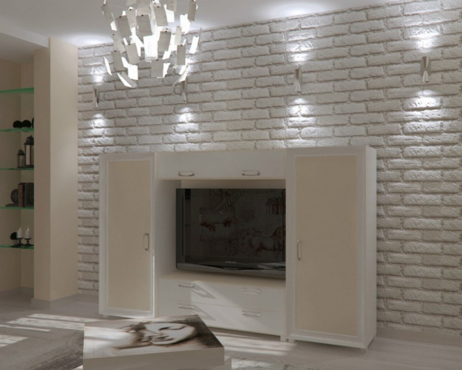 Гостиная в стиле лофт в квартире реальные