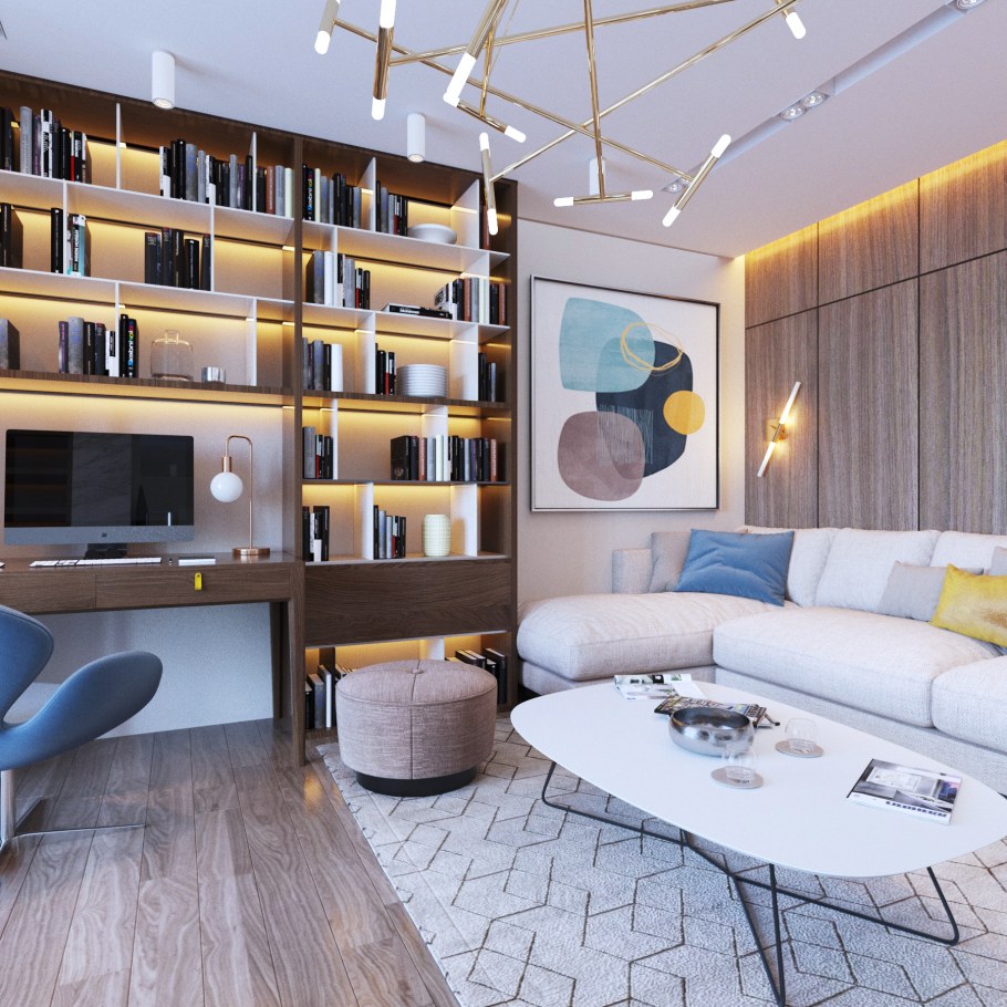 Интерьер загородных домов и коттеджей в стиле Минимализм