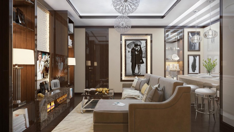 Дизайнерские проекты в стиле арт деко