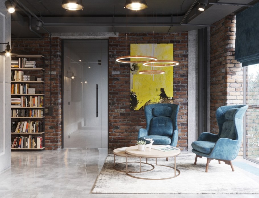 Комната отдыха лофт