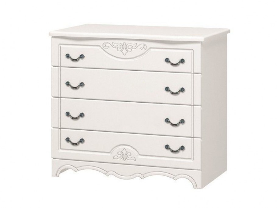 Комод Лотос белый жемчуг