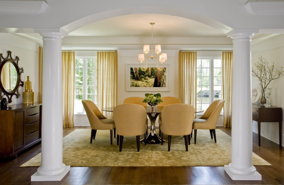 Колонны в интерьере