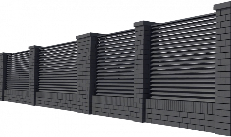 Жалюзийный забор Гранд лайн