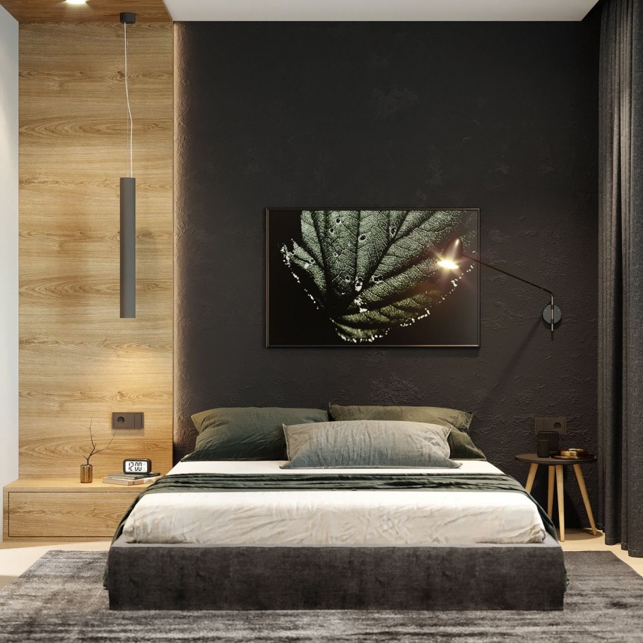 Комната в темном стиле