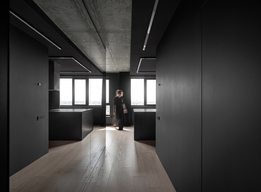 Интерьер в темных тонах