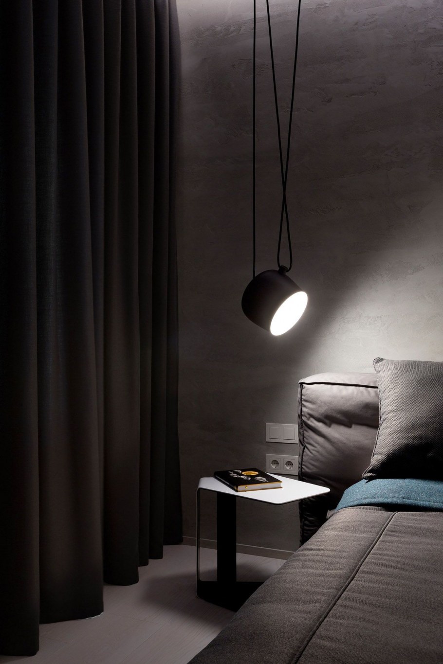 Черно белый интерьер