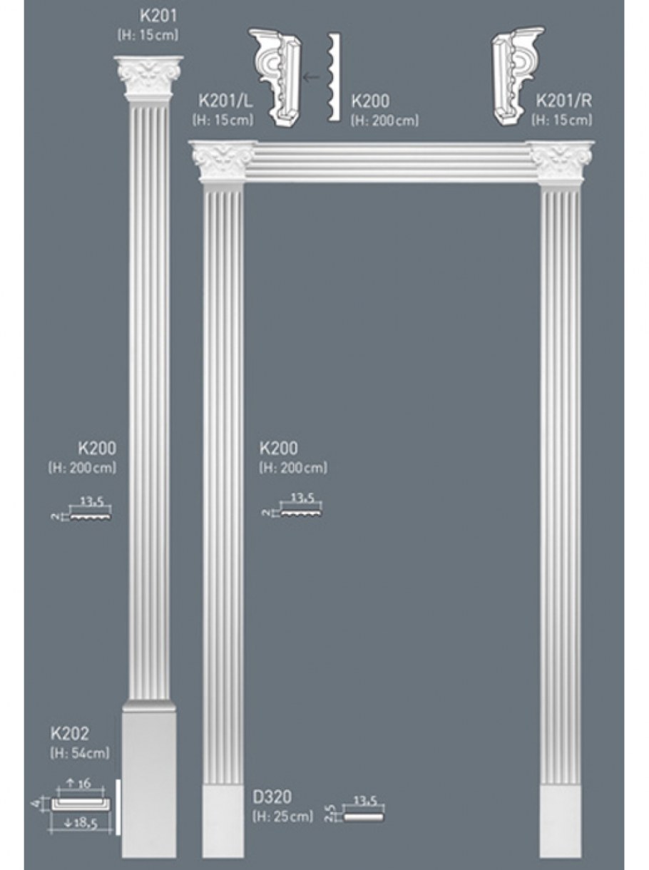 База пилястры k202 Orac Decor