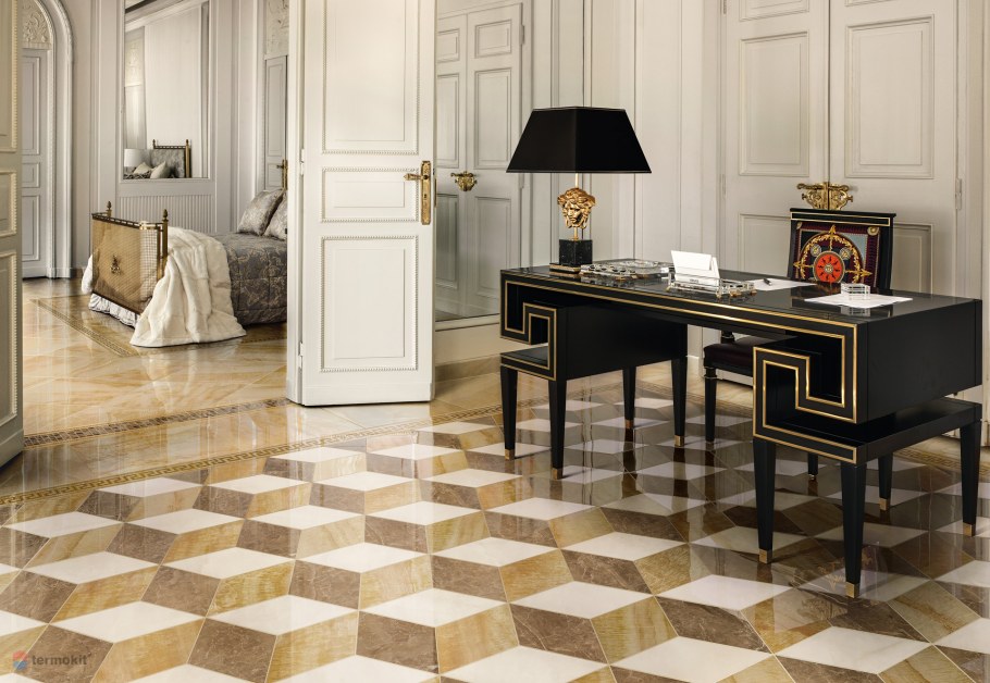 Керамограниты Versace Marble Nero