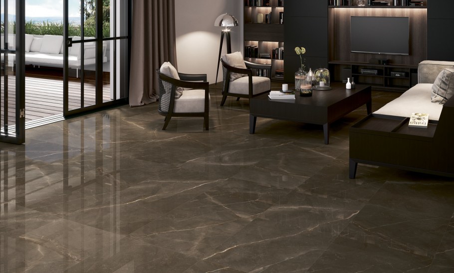 Керамогранит Porcelanite dos 1804 rectificado Pulido Gris 98x98